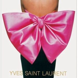 Yves Saint Laurent Fuchsia Bow Accent book